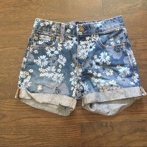 Gap Floral Print Denim Shorts